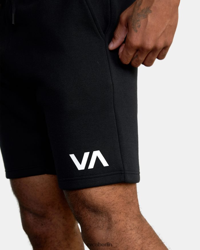 RVCA Sport-Walkshorts mit elastischem Bund IV 19 BF4L8X727 Kleidung Schwarz Männer