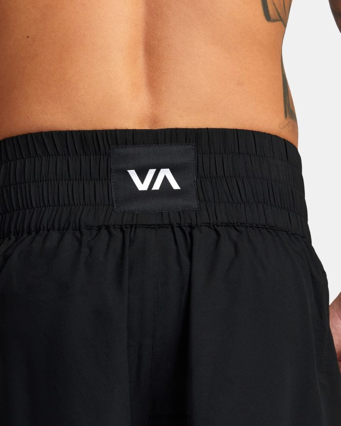 RVCA Yogger Boxshorts mit elastischem Bund 17 BF4L8X832 Kleidung Schwarz Männer