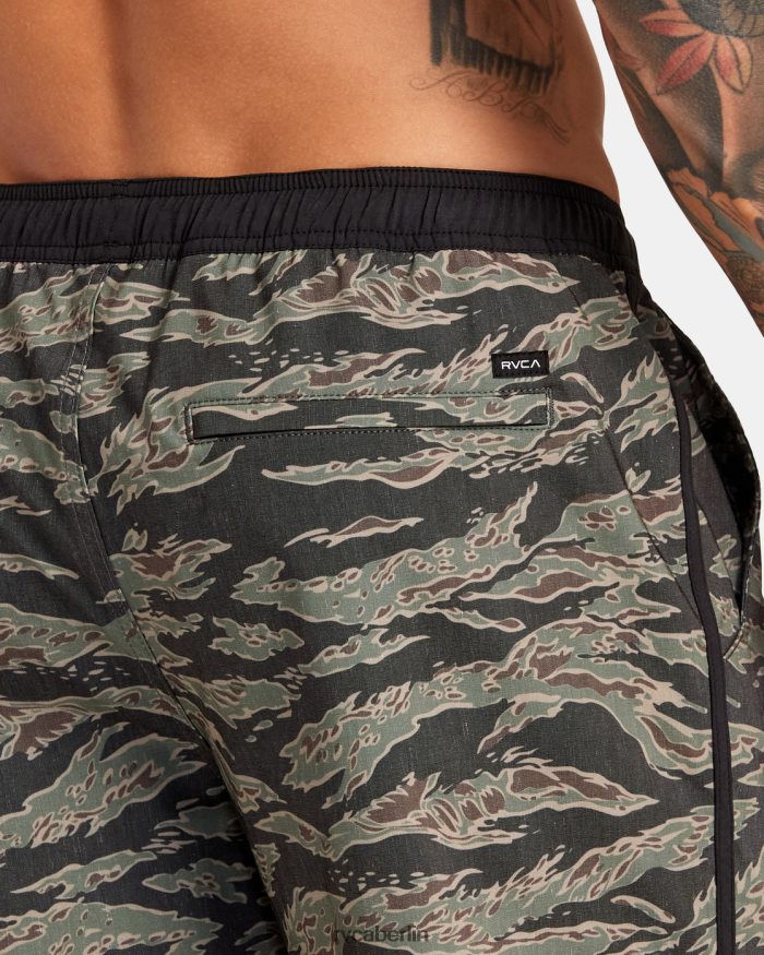 RVCA Yogger Hybrid-Sportshorts mit elastischem Bund 17 BF4L8X285 Kleidung Tigertarnung Männer