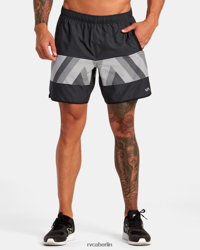 RVCA Yogger IV Shorts mit elastischem Bund 17 BF4L8X272 Kleidung schwarze va-Unschärfe Männer