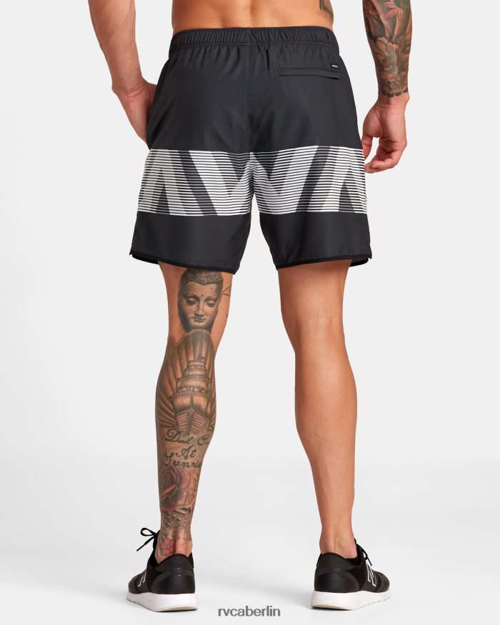 RVCA Yogger IV Shorts mit elastischem Bund 17 BF4L8X272 Kleidung schwarze va-Unschärfe Männer