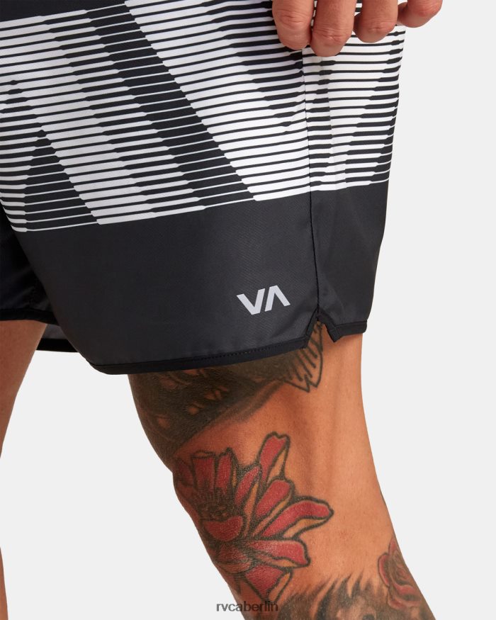 RVCA Yogger IV Shorts mit elastischem Bund 17 BF4L8X272 Kleidung schwarze va-Unschärfe Männer