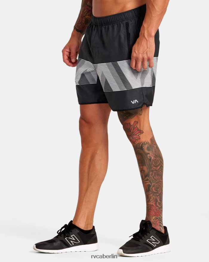 RVCA Yogger IV Shorts mit elastischem Bund 17 BF4L8X272 Kleidung schwarze va-Unschärfe Männer