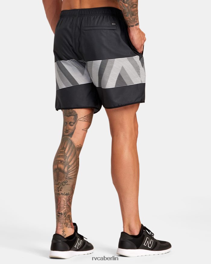 RVCA Yogger IV Shorts mit elastischem Bund 17 BF4L8X272 Kleidung schwarze va-Unschärfe Männer