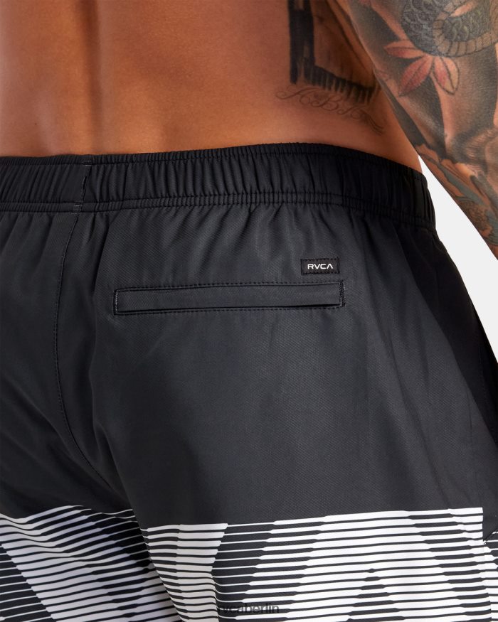 RVCA Yogger IV Shorts mit elastischem Bund 17 BF4L8X272 Kleidung schwarze va-Unschärfe Männer