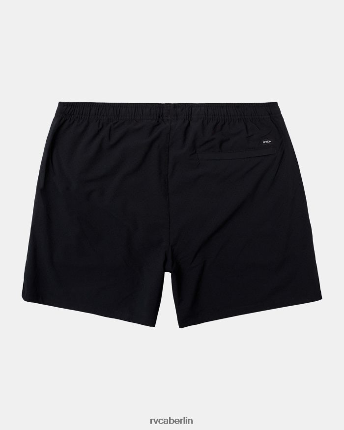 RVCA Yogger Jogger elastische Laufshorts 15 BF4L8X962 Kleidung Schwarz Männer