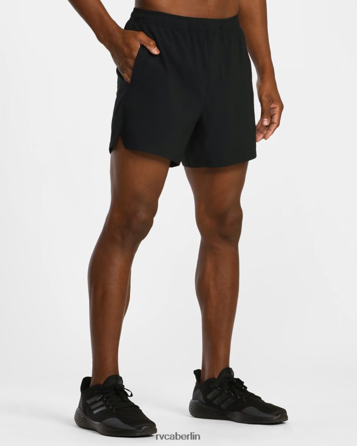 RVCA Yogger Jogger elastische Laufshorts 15 BF4L8X962 Kleidung Schwarz Männer