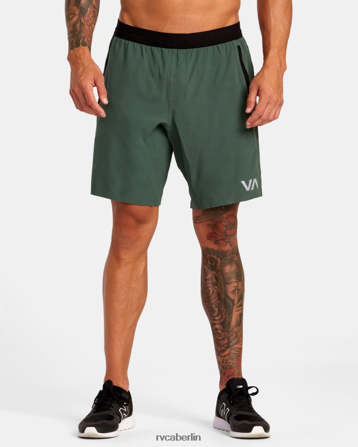 RVCA Yogger plus 18 Trainingsshorts BF4L8X260 Kleidung dunkler Kaktus Männer