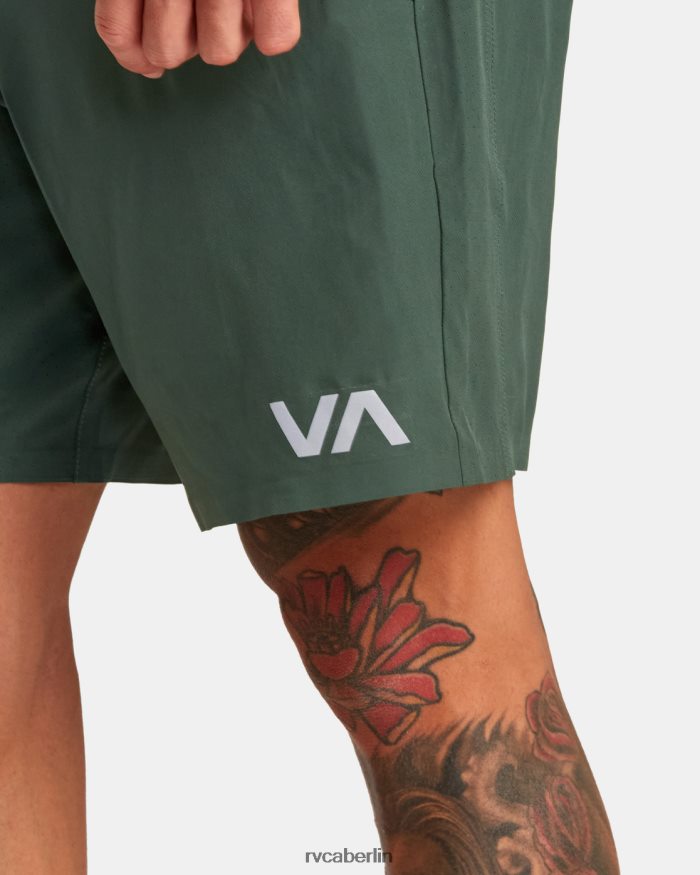 RVCA Yogger plus 18 Trainingsshorts BF4L8X260 Kleidung dunkler Kaktus Männer