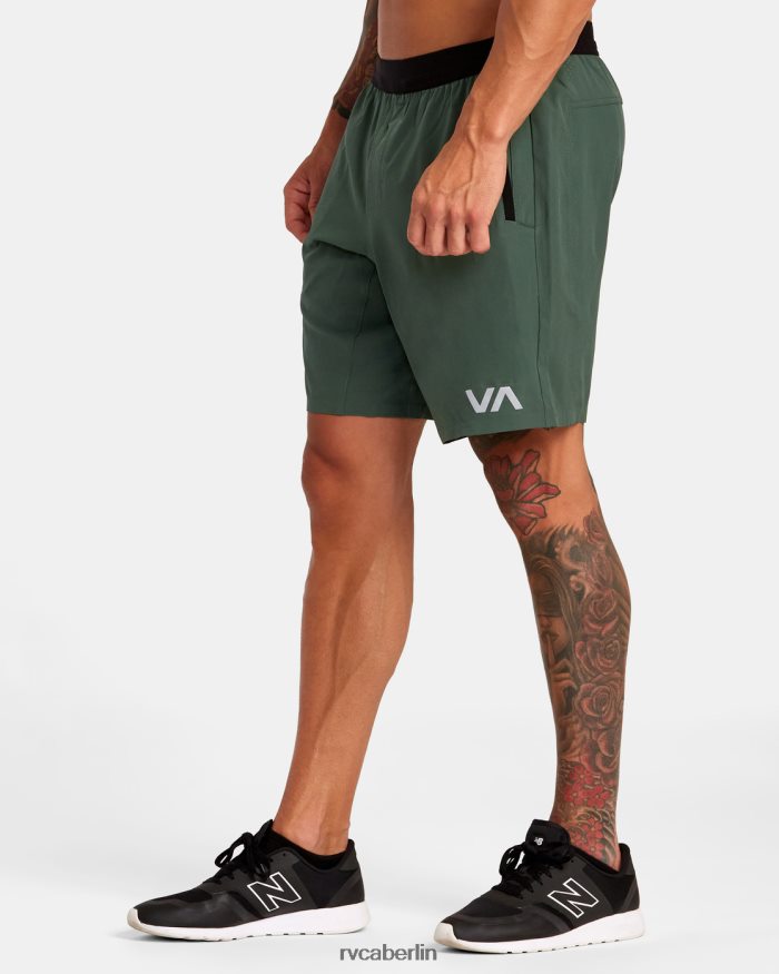 RVCA Yogger plus 18 Trainingsshorts BF4L8X260 Kleidung dunkler Kaktus Männer
