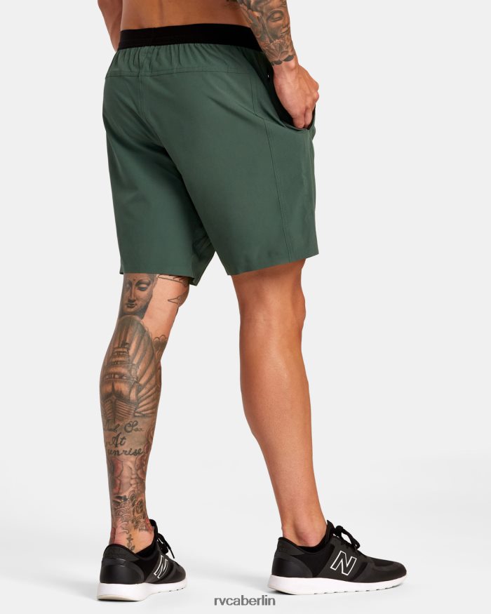 RVCA Yogger plus 18 Trainingsshorts BF4L8X260 Kleidung dunkler Kaktus Männer