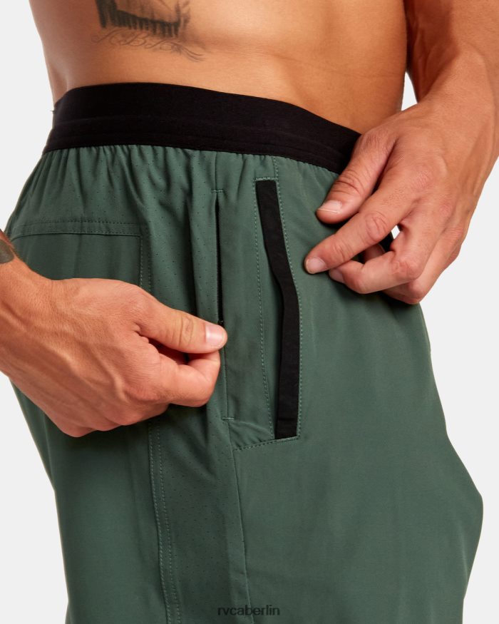 RVCA Yogger plus 18 Trainingsshorts BF4L8X260 Kleidung dunkler Kaktus Männer