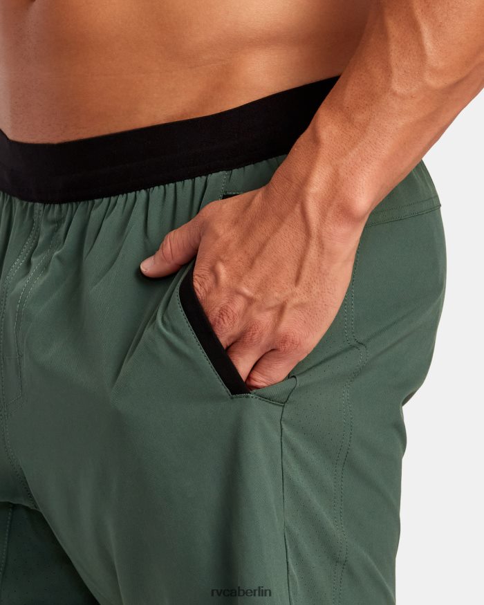 RVCA Yogger plus 18 Trainingsshorts BF4L8X260 Kleidung dunkler Kaktus Männer
