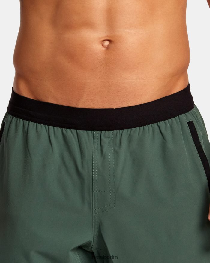 RVCA Yogger plus 18 Trainingsshorts BF4L8X260 Kleidung dunkler Kaktus Männer
