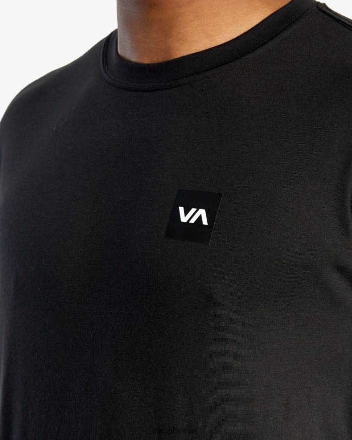 RVCA 2x Langarm-T-Shirt BF4L8X740 Kleidung Schwarz Männer