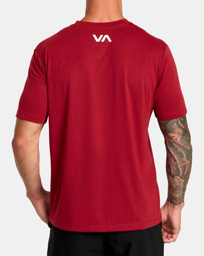 RVCA Icon-T-Shirt BF4L8X303 Kleidung Kardinal Männer
