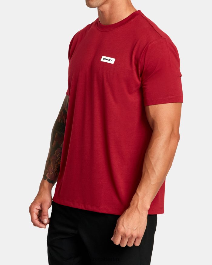 RVCA Icon-T-Shirt BF4L8X303 Kleidung Kardinal Männer