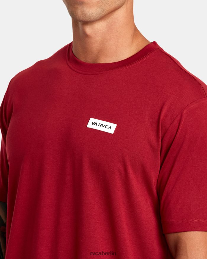 RVCA Icon-T-Shirt BF4L8X303 Kleidung Kardinal Männer