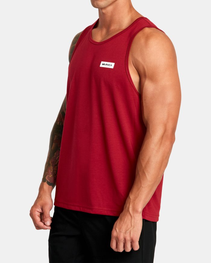 RVCA Icon-Tanktop BF4L8X276 Kleidung Kardinal Männer