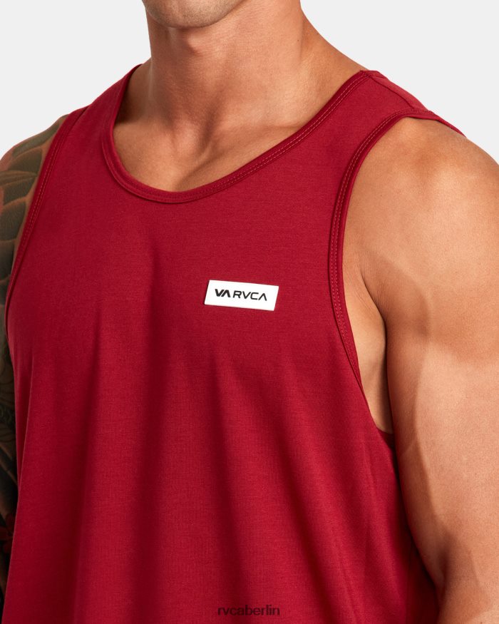 RVCA Icon-Tanktop BF4L8X276 Kleidung Kardinal Männer