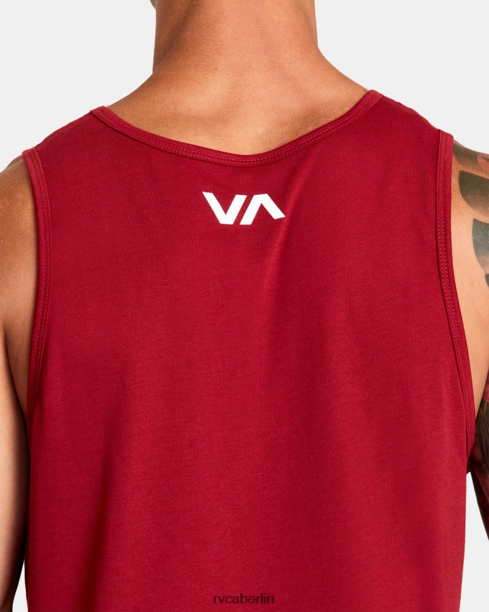 RVCA Icon-Tanktop BF4L8X276 Kleidung Kardinal Männer