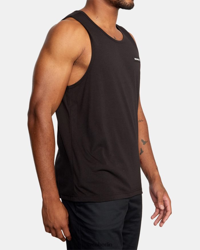 RVCA Icon-Tanktop BF4L8X653 Kleidung Schwarz Männer