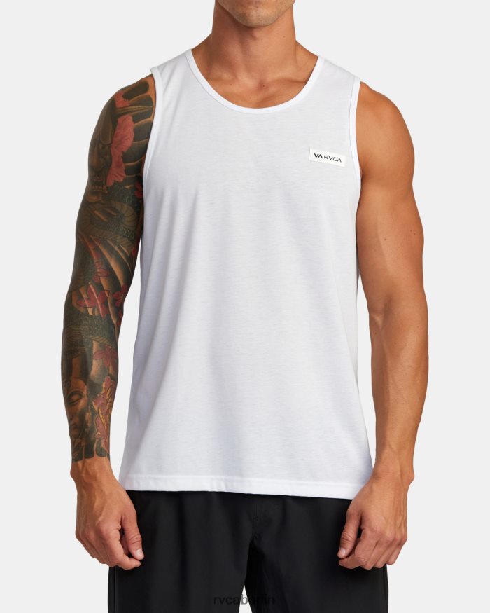 RVCA Icon-Tanktop BF4L8X659 Kleidung Weiß Männer