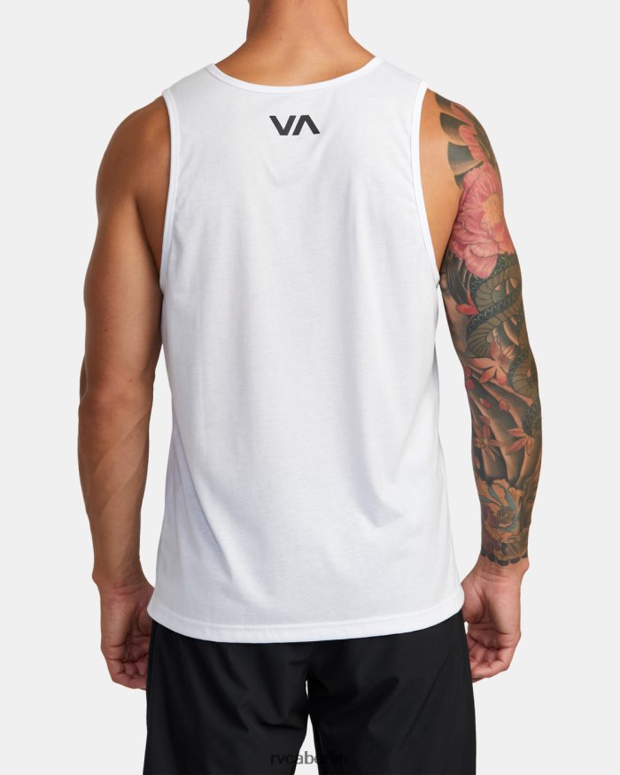 RVCA Icon-Tanktop BF4L8X659 Kleidung Weiß Männer