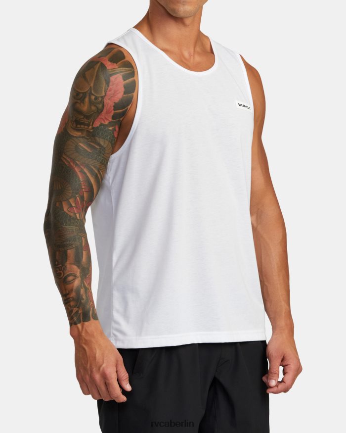 RVCA Icon-Tanktop BF4L8X659 Kleidung Weiß Männer