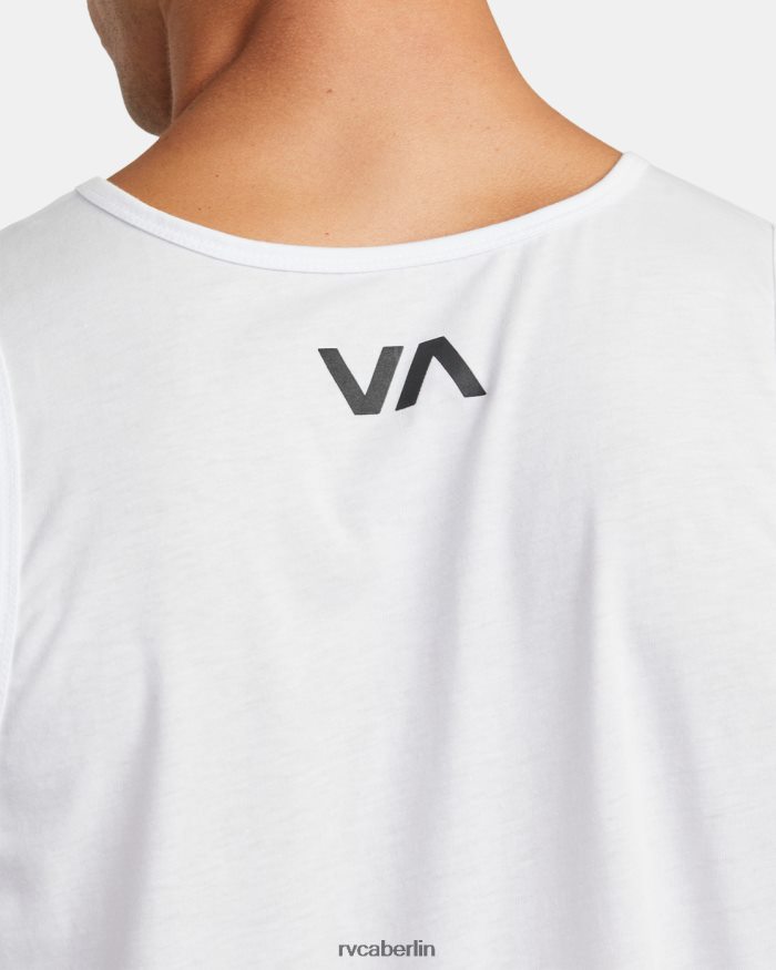 RVCA Icon-Tanktop BF4L8X659 Kleidung Weiß Männer