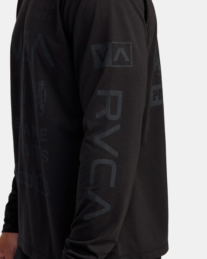 RVCA Langärmliges Trainingsshirt aller Marken BF4L8X1060 Kleidung schwarz 2 Männer