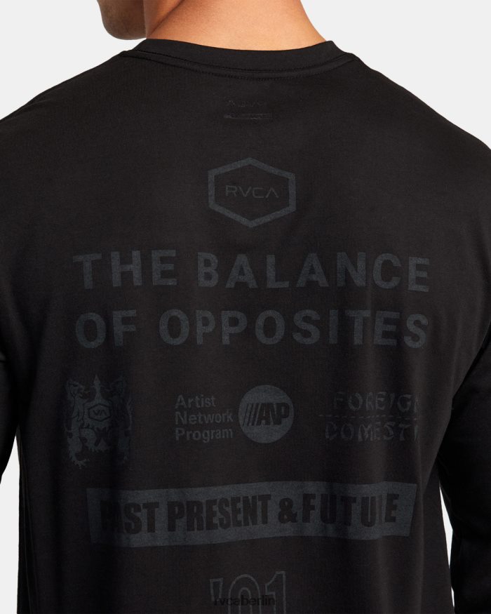 RVCA Langärmliges Trainingsshirt aller Marken BF4L8X1060 Kleidung schwarz 2 Männer