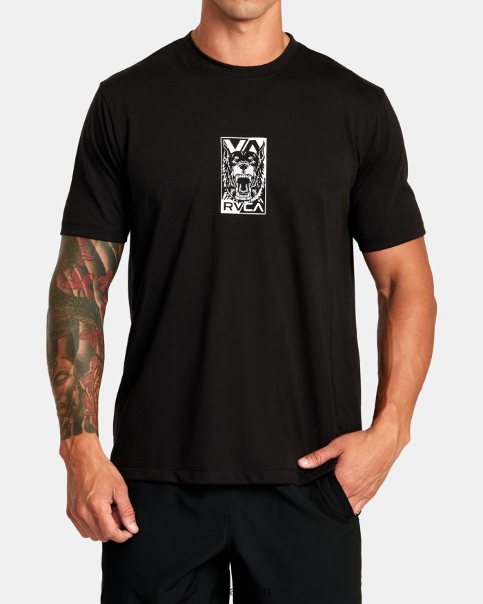 RVCA Martin Anders Tee BF4L8X293 Kleidung Schwarz Männer