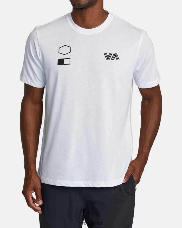 RVCA T-Shirt kopieren BF4L8X395 Kleidung Weiß Männer