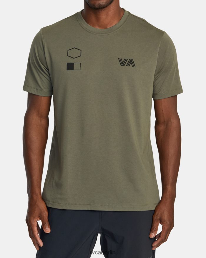 RVCA T-Shirt kopieren BF4L8X422 Kleidung Olive Männer