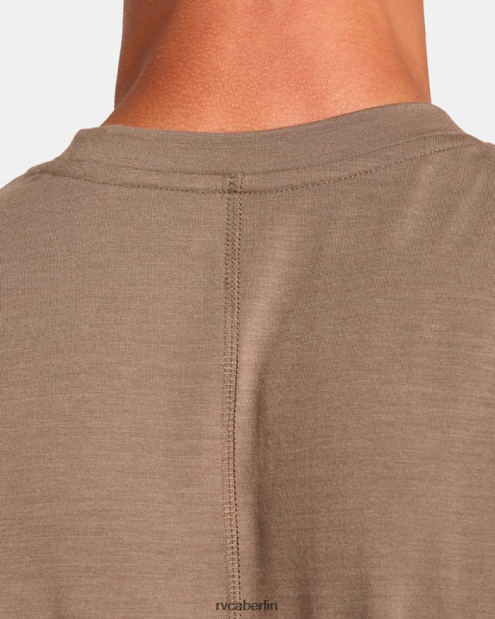 RVCA VA Sport Balance technisches Trainings-T-Shirt BF4L8X36 Kleidung Pilz Männer