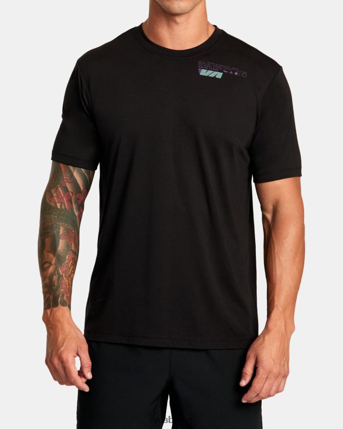 RVCA VA Sport Elevate T-Shirt BF4L8X301 Kleidung Schwarz Männer