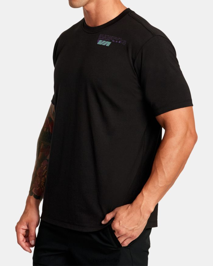 RVCA VA Sport Elevate T-Shirt BF4L8X301 Kleidung Schwarz Männer