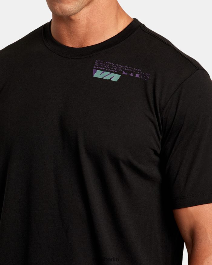 RVCA VA Sport Elevate T-Shirt BF4L8X301 Kleidung Schwarz Männer