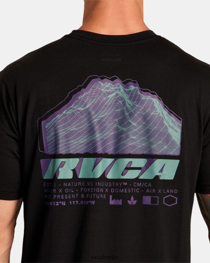 RVCA VA Sport Elevate T-Shirt BF4L8X301 Kleidung Schwarz Männer
