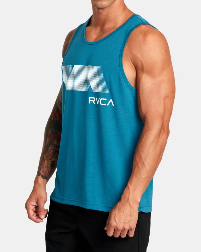 RVCA Va Blur Tanktop BF4L8X26 Kleidung blaugrün Männer