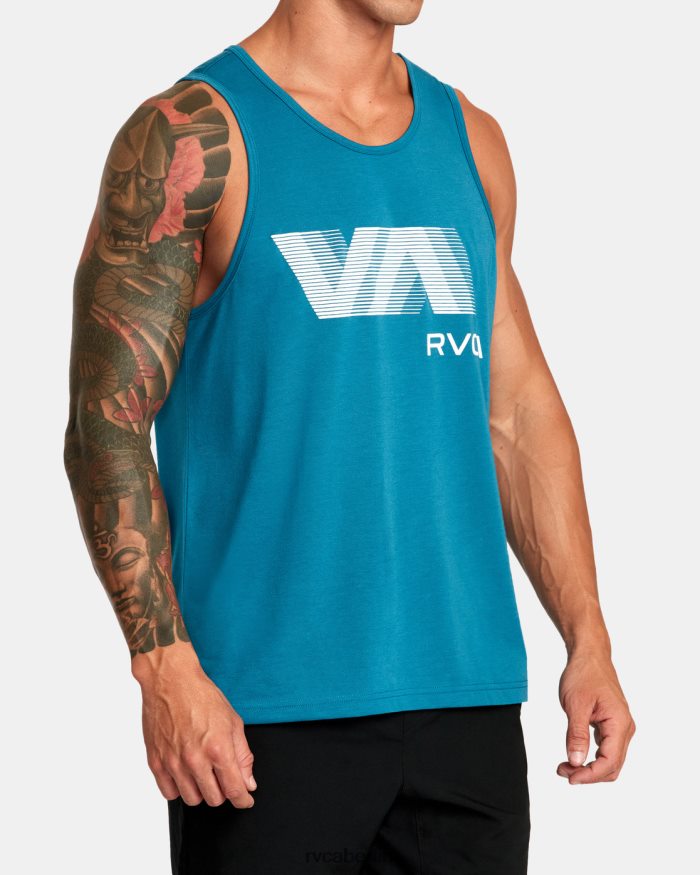 RVCA Va Blur Tanktop BF4L8X26 Kleidung blaugrün Männer