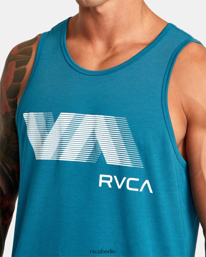 RVCA Va Blur Tanktop BF4L8X26 Kleidung blaugrün Männer