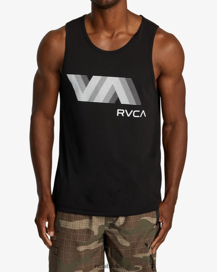 RVCA Va Blur Tanktop BF4L8X580 Kleidung Schwarz Männer