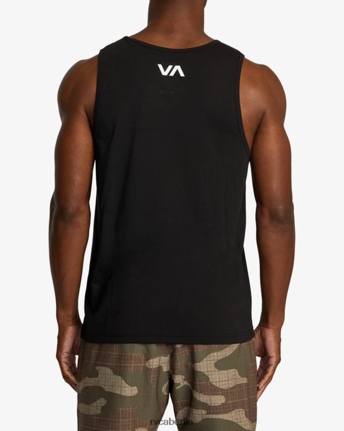 RVCA Va Blur Tanktop BF4L8X580 Kleidung Schwarz Männer