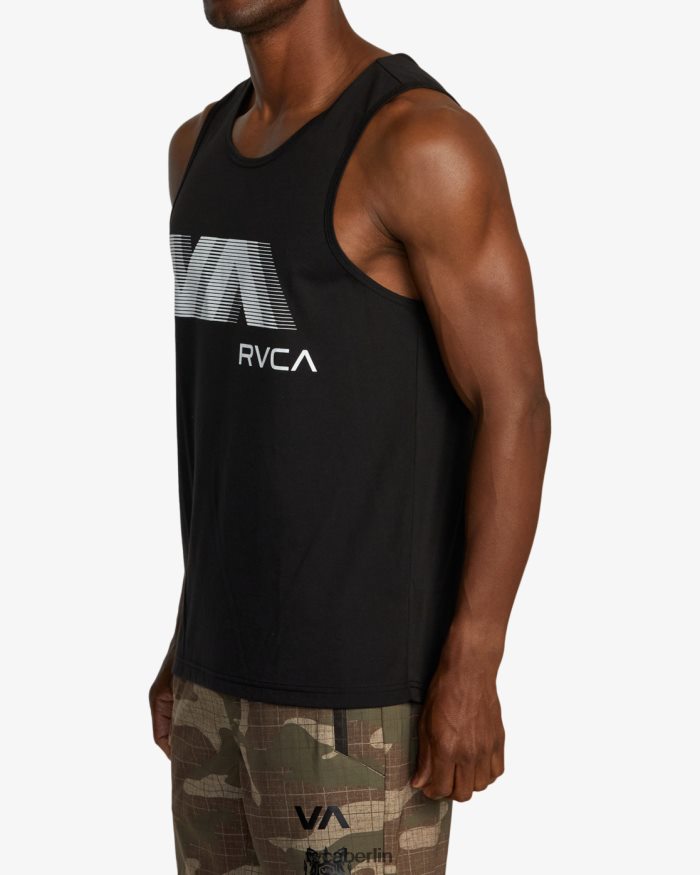 RVCA Va Blur Tanktop BF4L8X580 Kleidung Schwarz Männer