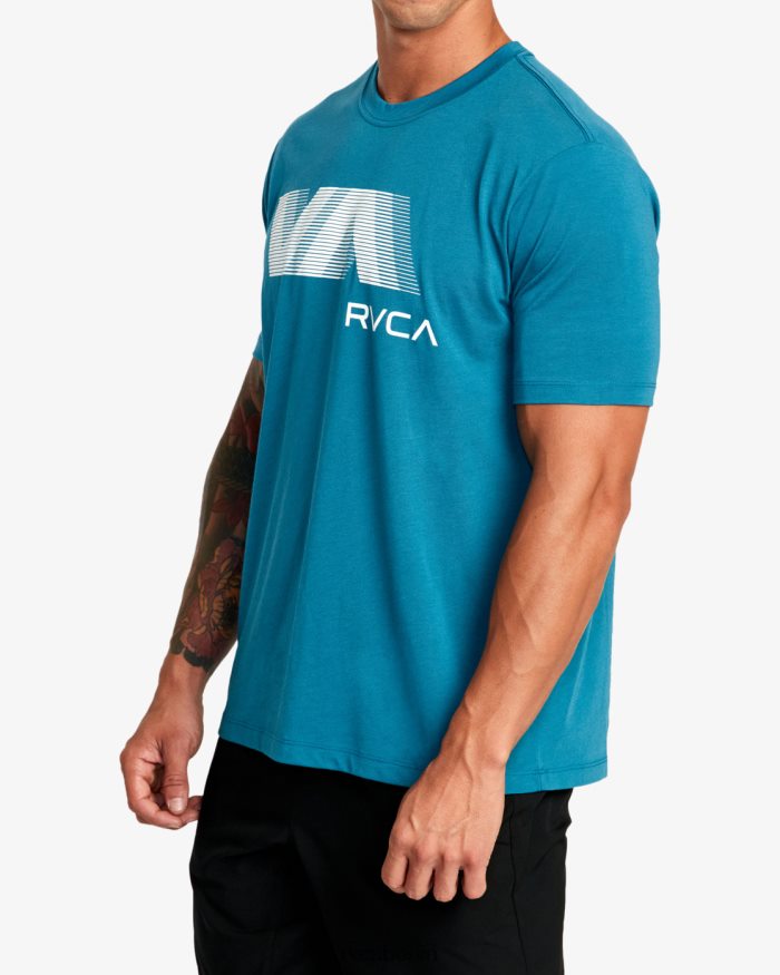 RVCA va Blur Tee BF4L8X15 Kleidung blaugrün Männer