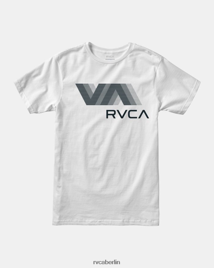RVCA va Blur Tee BF4L8X681 Kleidung Weiß Männer