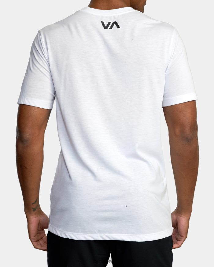 RVCA va Blur Tee BF4L8X681 Kleidung Weiß Männer