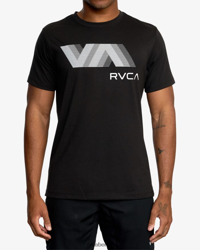 RVCA va Blur Tee BF4L8X928 Kleidung Schwarz Männer
